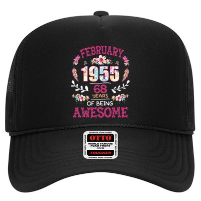 February 1955 68th Birthday Gift 68 Years Old Hat