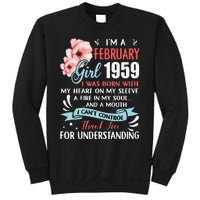 February 1959 64th Birthday Gift 64 Years Old Sweatshirt