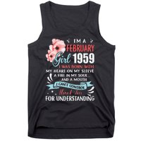 February 1959 64th Birthday Gift 64 Years Old Tank Top