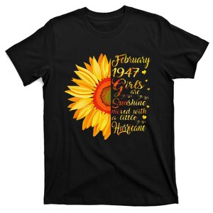 February 1947 76th Birthday Gift 76 Years Old T-Shirt