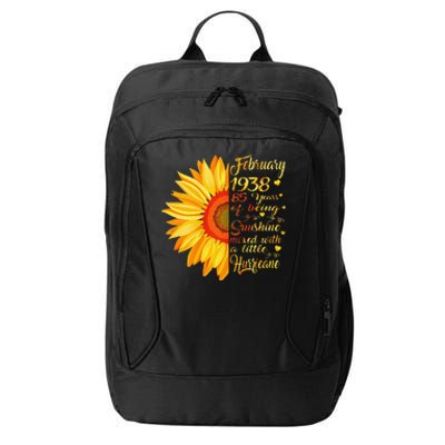 February 1938 85th Birthday Gift 85 Years Old City Backpack