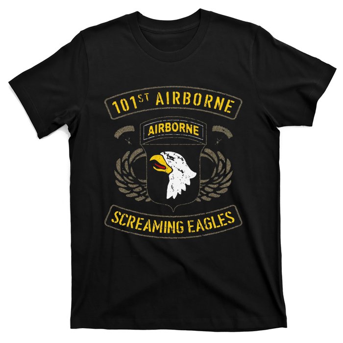 Funny 101st Airborne Paratrooper Army Veteran Vintage T-Shirt