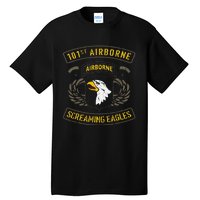 Funny 101st Airborne Paratrooper Army Veteran Vintage Tall T-Shirt