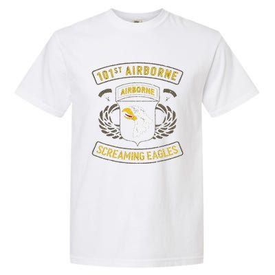 Funny 101st Airborne Paratrooper Army Veteran Vintage Garment-Dyed Heavyweight T-Shirt