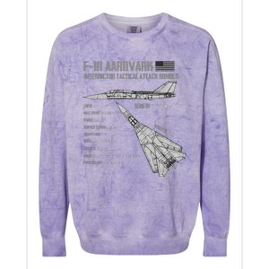 F 111 Aardvark Colorblast Crewneck Sweatshirt