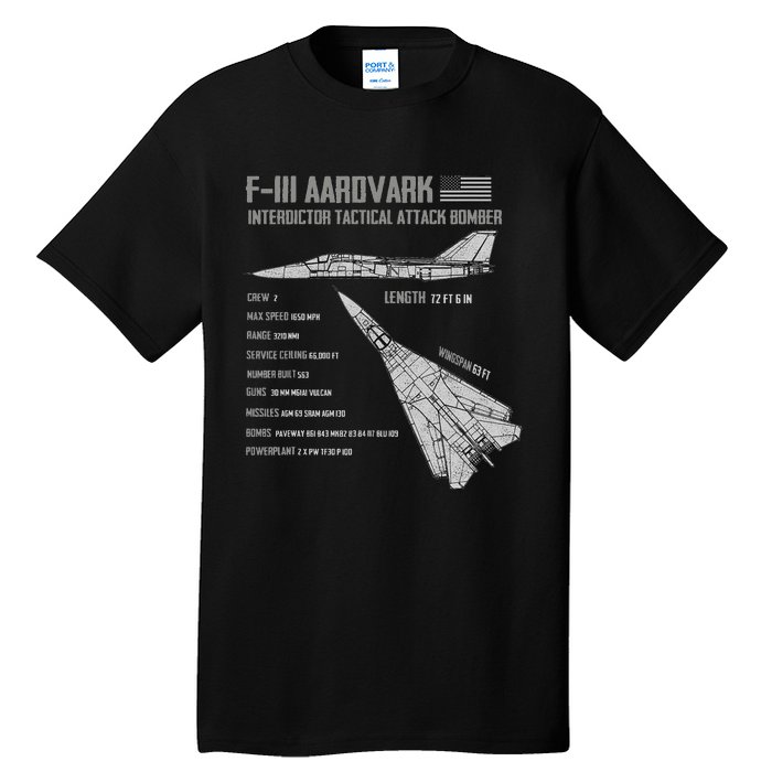 F 111 Aardvark Tall T-Shirt