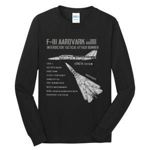 F 111 Aardvark Tall Long Sleeve T-Shirt