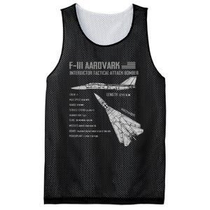 F 111 Aardvark Mesh Reversible Basketball Jersey Tank