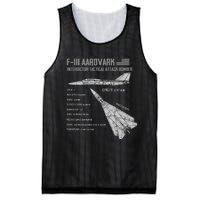 F 111 Aardvark Mesh Reversible Basketball Jersey Tank