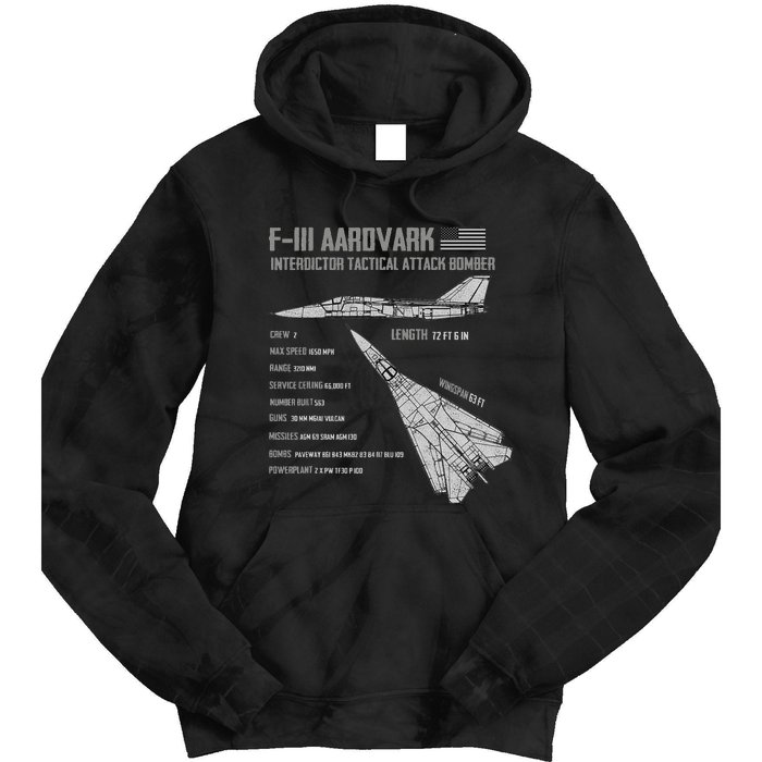 F 111 Aardvark Tie Dye Hoodie