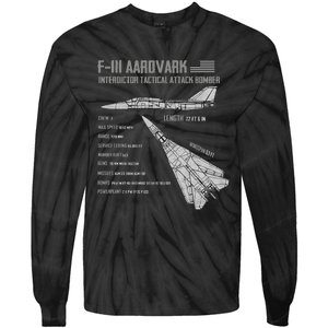 F 111 Aardvark Tie-Dye Long Sleeve Shirt