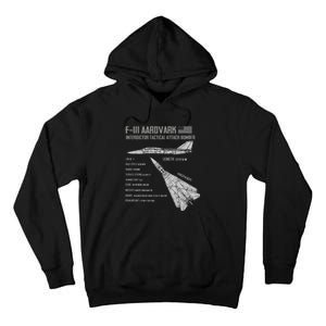 F 111 Aardvark Tall Hoodie