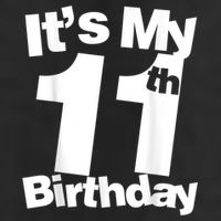 Funny 11th Birthday It's My 11th Birthday 11 Year Old Birthday 25L Jumbo Tote