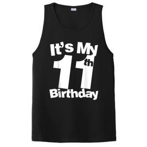 Funny 11th Birthday It's My 11th Birthday 11 Year Old Birthday PosiCharge Competitor Tank