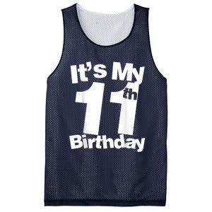 Funny 11th Birthday It's My 11th Birthday 11 Year Old Birthday Mesh Reversible Basketball Jersey Tank