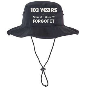 Funny 103rd Birthday Gifts 103 Years Old Legacy Cool Fit Booney Bucket Hat