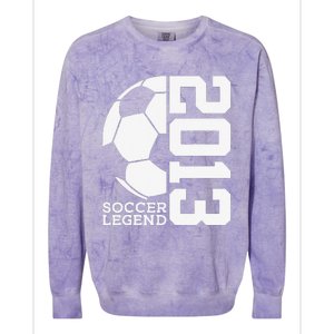 Football 10th Birthday Soccer Legend 2013 Colorblast Crewneck Sweatshirt