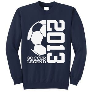 Football 10th Birthday Soccer Legend 2013 Tall Sweatshirt