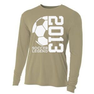 Football 10th Birthday Soccer Legend 2013 Cooling Performance Long Sleeve Crew