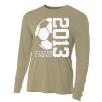 Football 10th Birthday Soccer Legend 2013 Cooling Performance Long Sleeve Crew