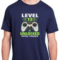 Funny 13th Birthday Gift Boy Level 13 Unlocked Teenager Adult ChromaSoft Performance T-Shirt