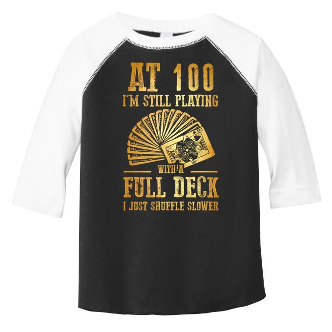 Funny 100th Birthday Gift 100 Year Old Cards Meaningful Gift Toddler Fine Jersey T-Shirt
