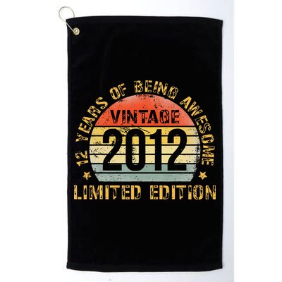 Funny 12th Birthday Decoration Boy 12yr 12 Year Old Birthday Gift Golf Towel