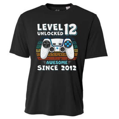 Funny 12th Birthday Decoration Boy 12yr 12 Year Old Birthday Cooling Performance Crew T-Shirt