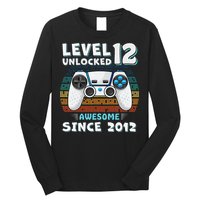 Funny 12th Birthday Decoration Boy 12yr 12 Year Old Birthday Long Sleeve Shirt