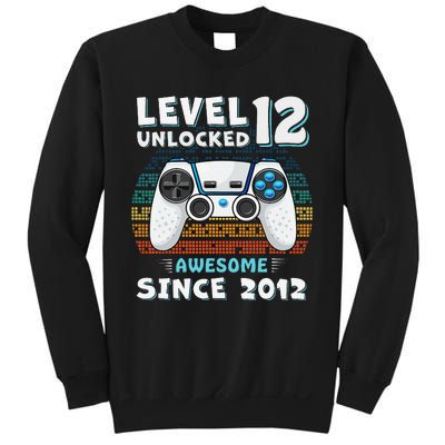 Funny 12th Birthday Decoration Boy 12yr 12 Year Old Birthday Sweatshirt