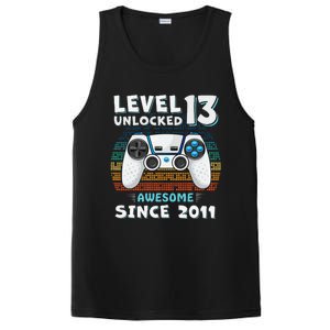 Funny 13th Birthday Decoration Boy 13yr 13 Year Old Birthday PosiCharge Competitor Tank