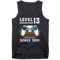 Funny 13th Birthday Decoration Boy 13yr 13 Year Old Birthday Tank Top