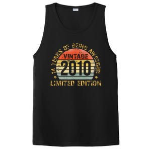 Funny 14th Birthday Decoration Boy 14yr 14 Year Old Birthday PosiCharge Competitor Tank