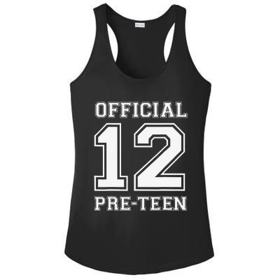 Funny 12th Birthday 12 Year Old 2010 12 PreTeen Ladies PosiCharge Competitor Racerback Tank