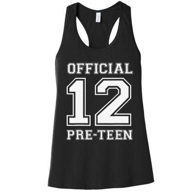 Funny 12th Birthday 12 Year Old 2010 12 PreTeen Women's Racerback Tank