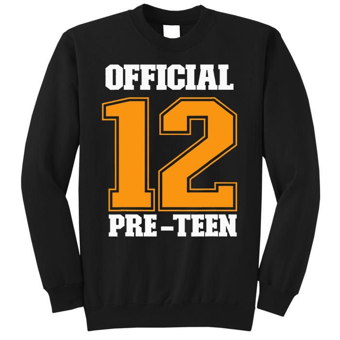 Funny 12th Birthday 12 Year Old 2010 Official 12 Pre-Teen Sweatshirt