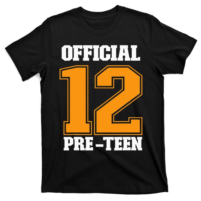 Funny 12th Birthday 12 Year Old 2010 Official 12 Pre-Teen T-Shirt