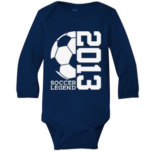 Football 10th Birthday Soccer Legend 2013 Baby Long Sleeve Bodysuit