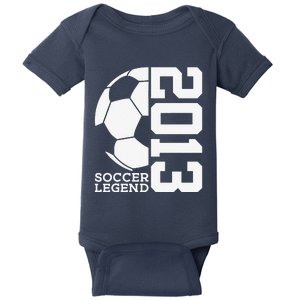 Football 10th Birthday Soccer Legend 2013 Baby Bodysuit