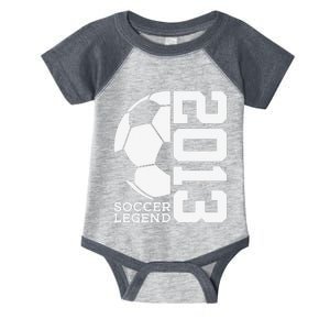 Football 10th Birthday Soccer Legend 2013 Infant Baby Jersey Bodysuit