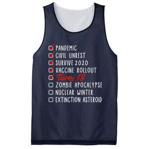 Funny 18th Birthday Gift I 18 Years I 2003 2021 I Quarantine Mesh Reversible Basketball Jersey Tank