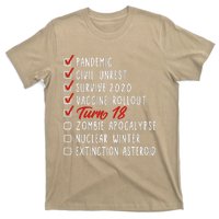 Funny 18th Birthday Gift I 18 Years I 2003 2021 I Quarantine T-Shirt