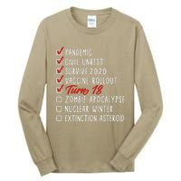 Funny 18th Birthday Gift I 18 Years I 2003 2021 I Quarantine Tall Long Sleeve T-Shirt