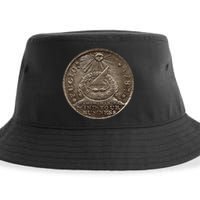 Fugio 1787 Cent Coin Mind Your Business United States Money Sustainable Bucket Hat