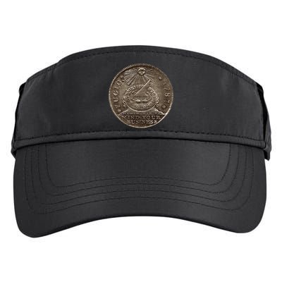Fugio 1787 Cent Coin Mind Your Business United States Money Adult Drive Performance Visor