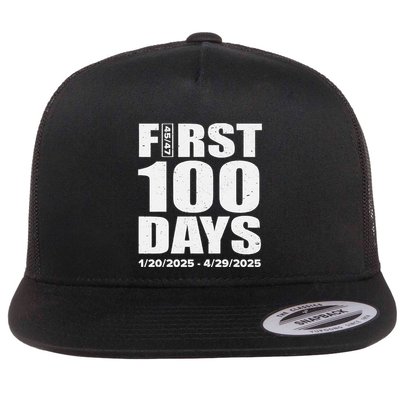 First 100 Days 4547 Trump Inauguration Presidency 1202025 Flatbill Hat