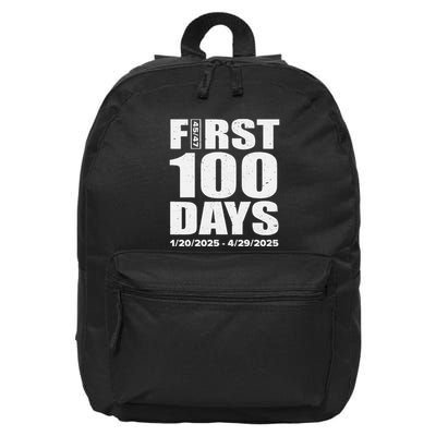First 100 Days 4547 Trump Inauguration Presidency 1202025 16 in Basic Backpack