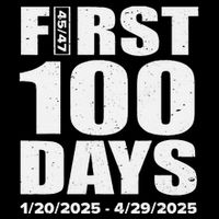First 100 Days 4547 Trump Inauguration Presidency 1202025 Poster