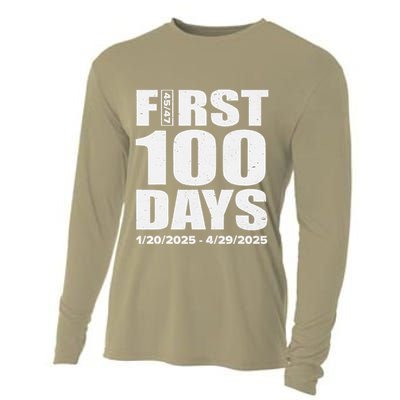 First 100 Days 4547 Trump Inauguration Presidency 1202025 Cooling Performance Long Sleeve Crew