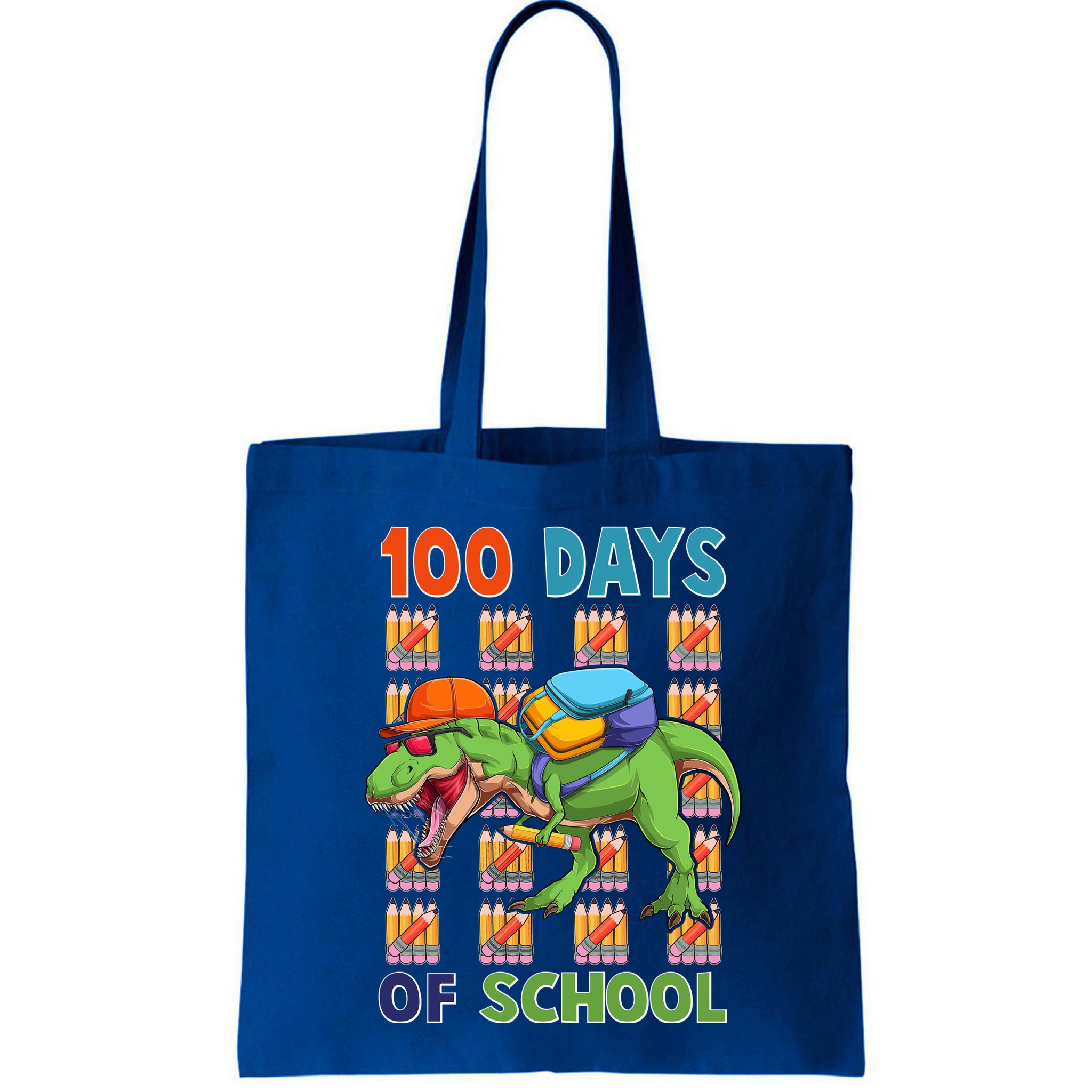 Funny 100 Days Of School Trex Dinosaur Bag